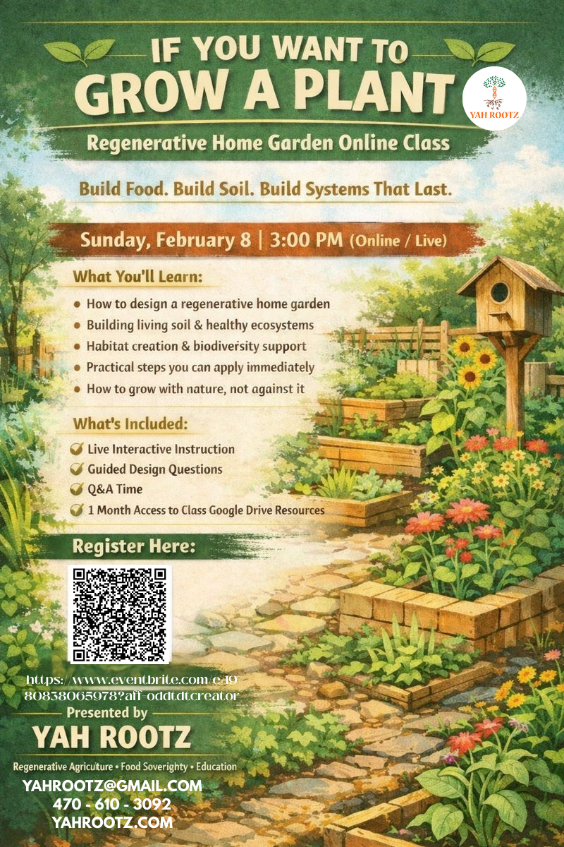 REGENERATIVE HOME GARDEN CLASS